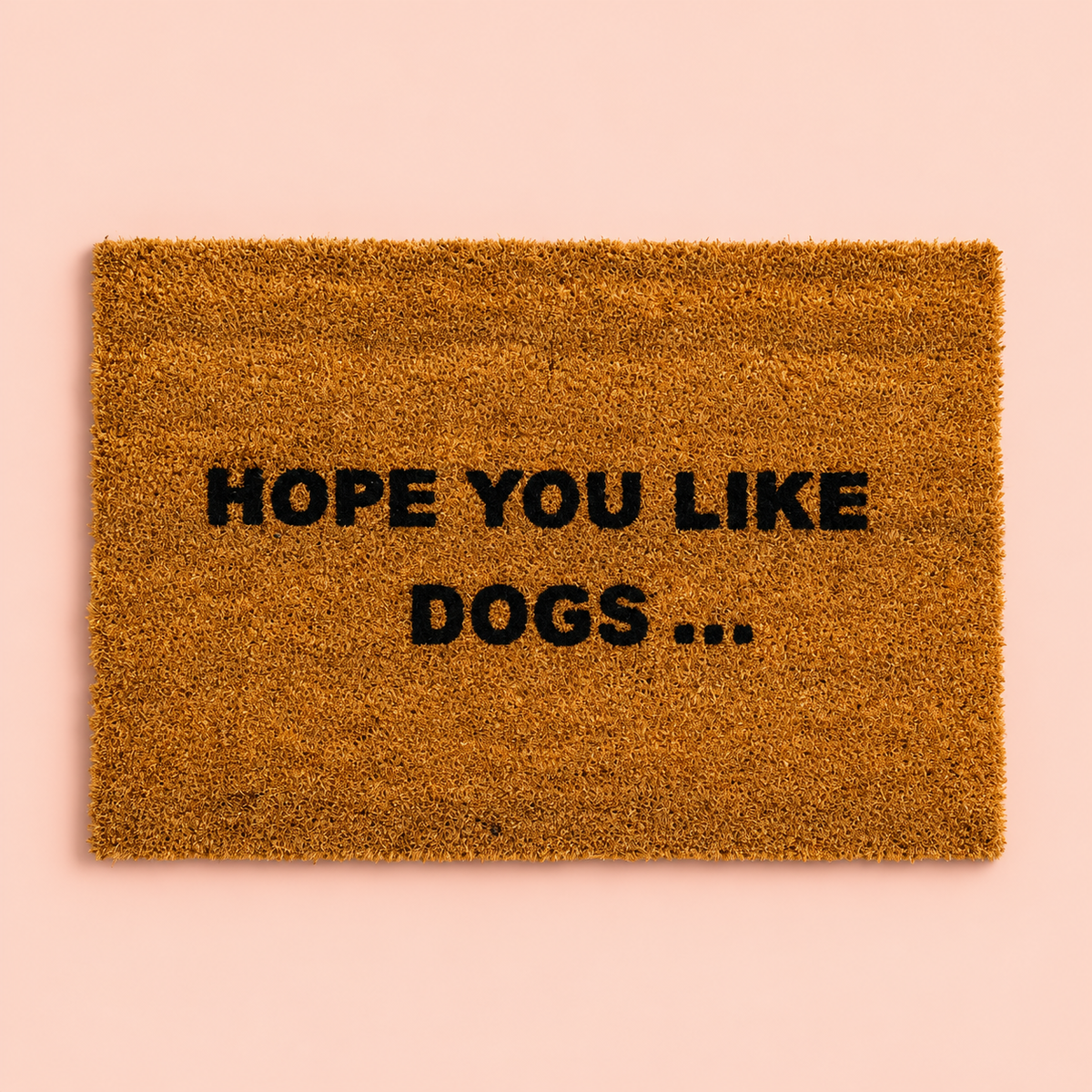 Hope You Like Dogs Coir Doormat