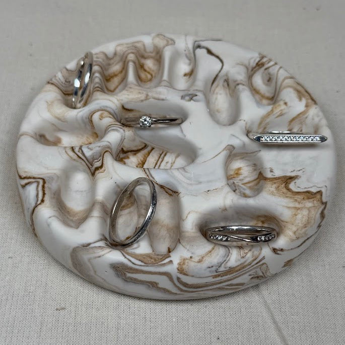 Pebble Ring Dish - Marble