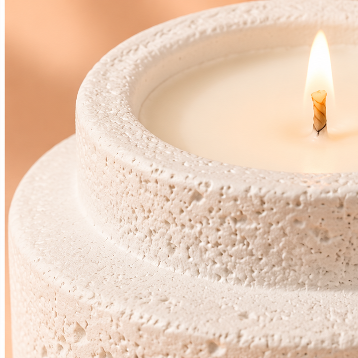 Nova Sculpted Candle - pomegranate Noir