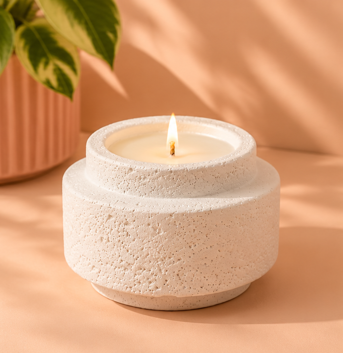 Nova Sculpted Candle - pomegranate Noir